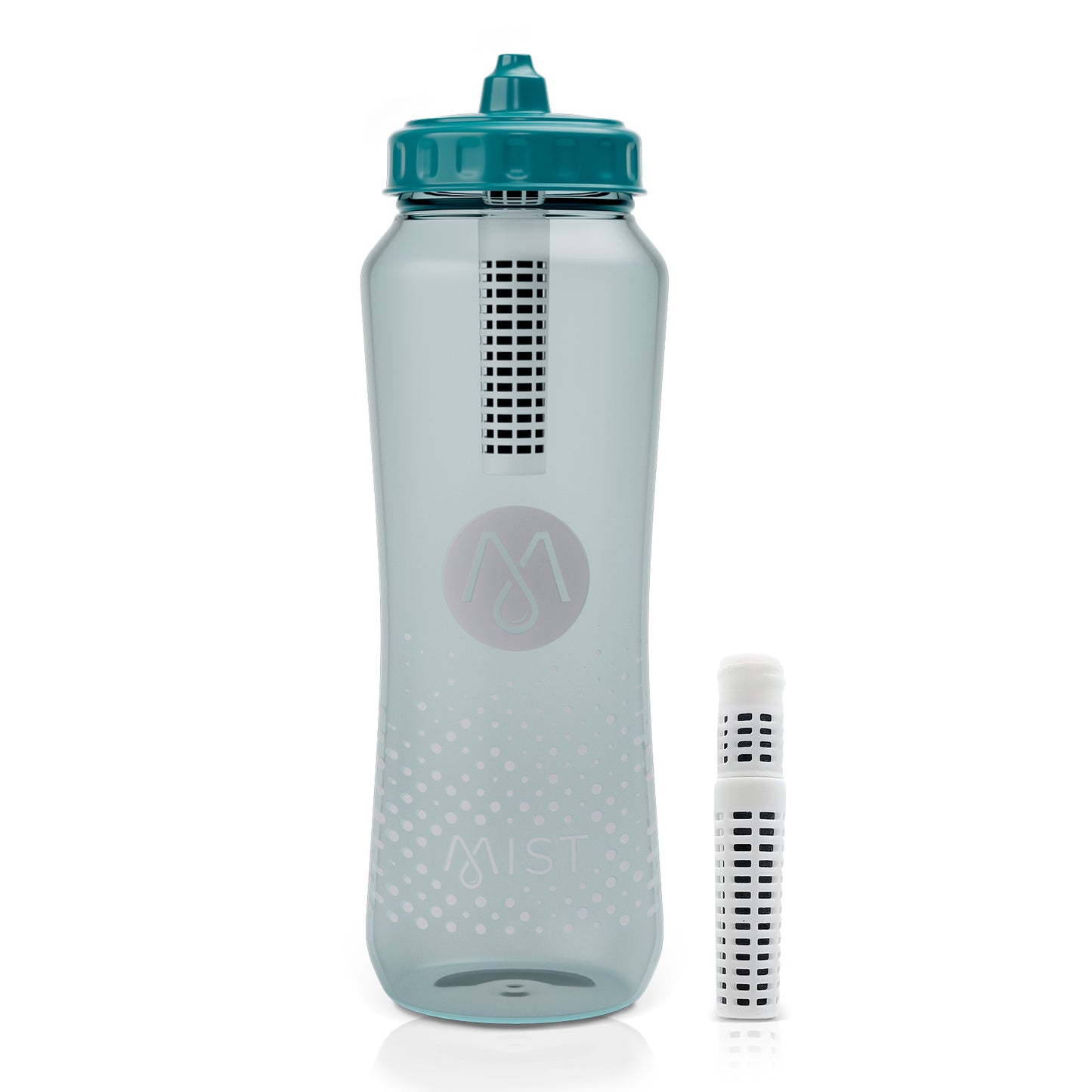 Filtered Sports Water Bottle With Leak Proof One Way Valve