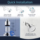 Water Softening 15 Stage Filtering Compact Chrome Shower Head