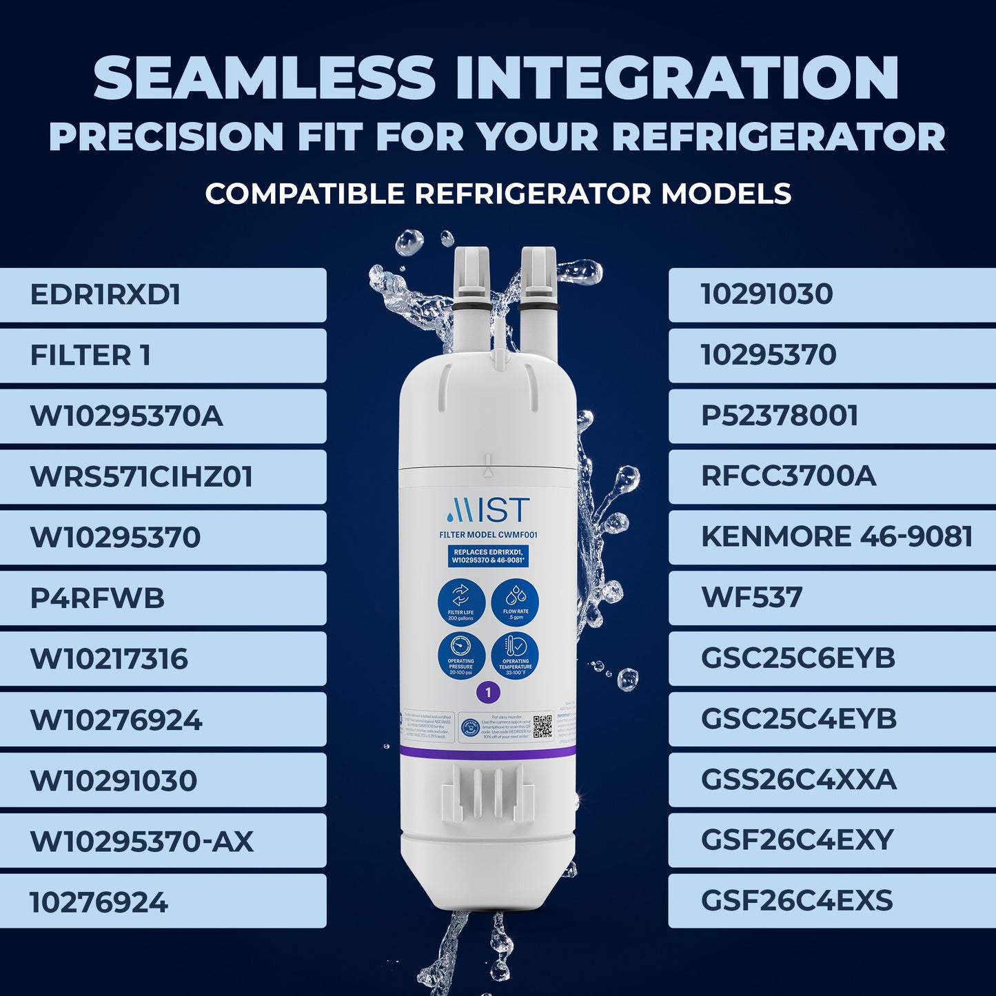 Mist EDR1RXD1 Water Filter Replacement