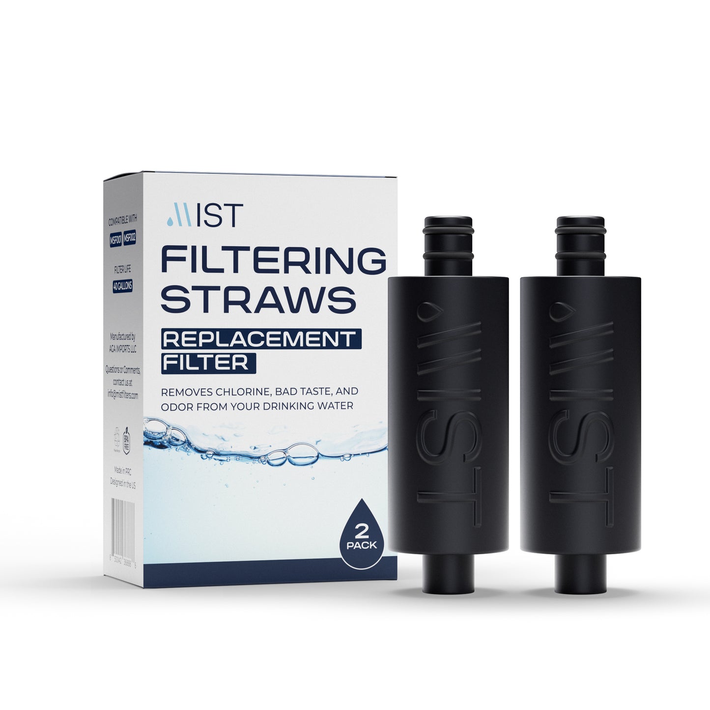 Replacement Filter for Mist Filtering Straws