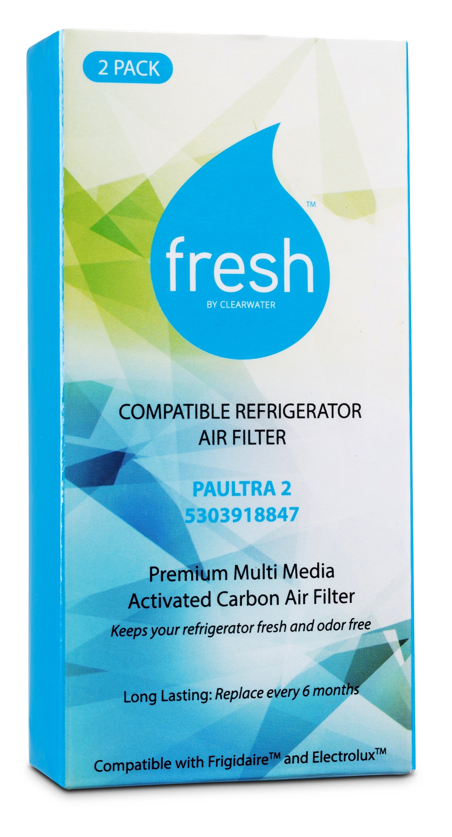 PAULTRA (3 Pack) PureAir Ultra2 Frigidaire Refrigerator Air Filter